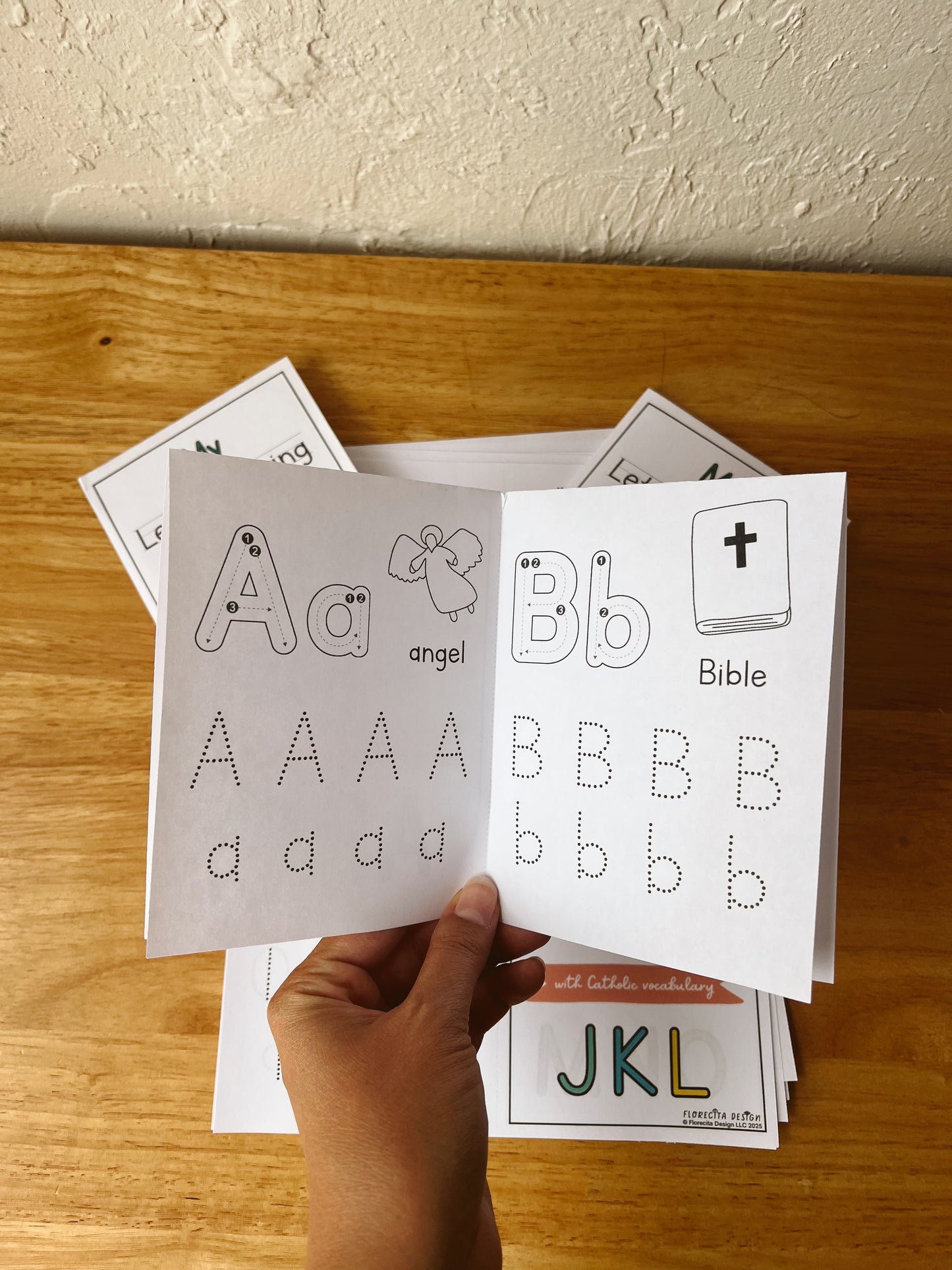 Catholic Letter Tracing Booklets